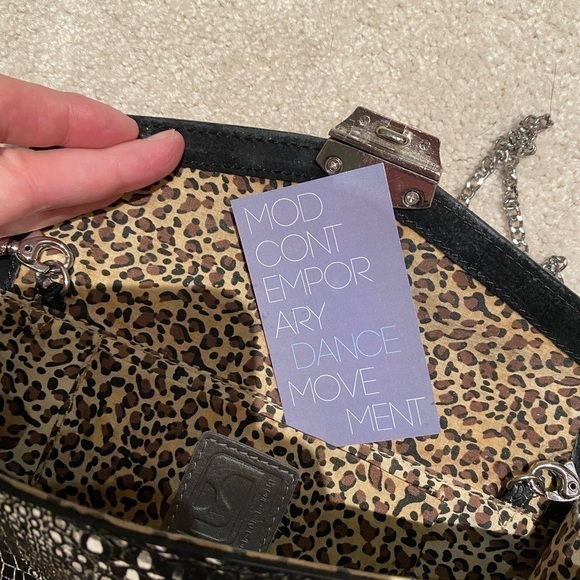 Faux snakeskin clutch purse - Picture 5 of 5